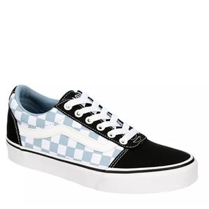Vans Ward Low Women's Sneaker in Baby Blue Checkerboard